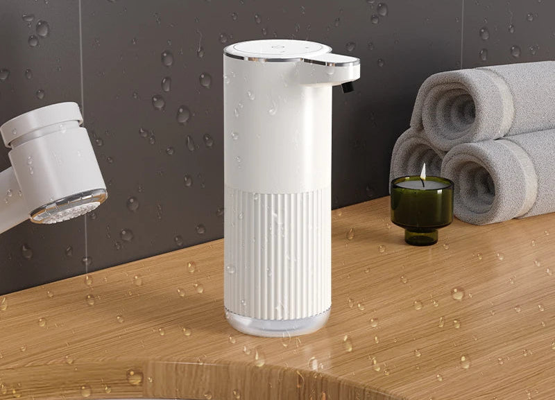 HQ Automatic Soap Dispenser bathroom accessories Automatic Liquid soap dispenser 360ML TYPE-C White 4 Level Foam Soap Dispenser