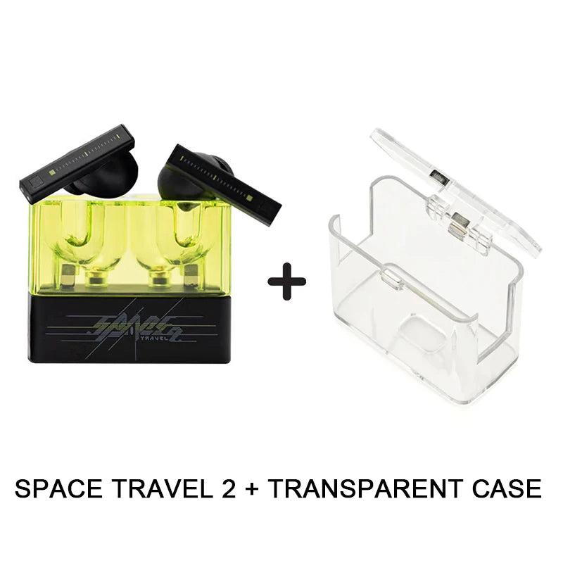 MOONDROP Space Travel 2 Wireless Earphones – Bluetooth 6.0 ANC TWS In-Ear Headphones with Low-Latency Gaming Mode