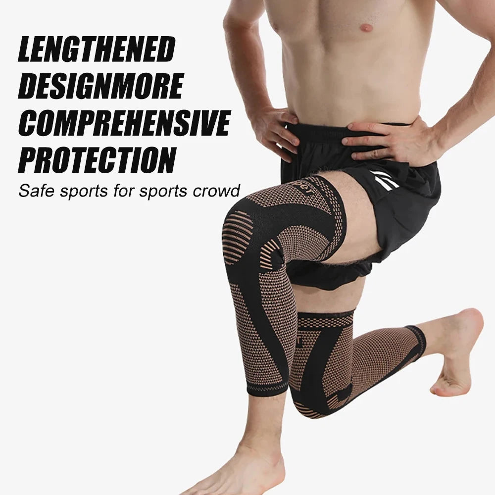 Aura-Step™ Copper-Infused Compression Sleeves — Daily Support for Active & Recovery Lifestyles