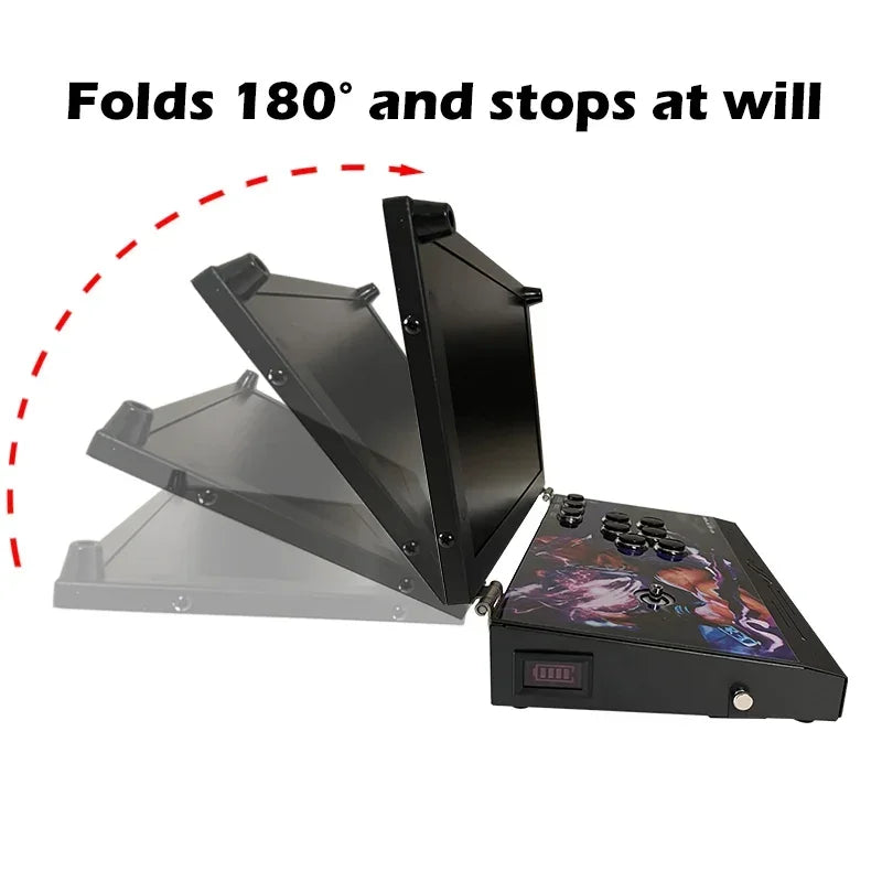 LifeSimpl 14-Inch Portable Arcade Console with HD Display & Joystick