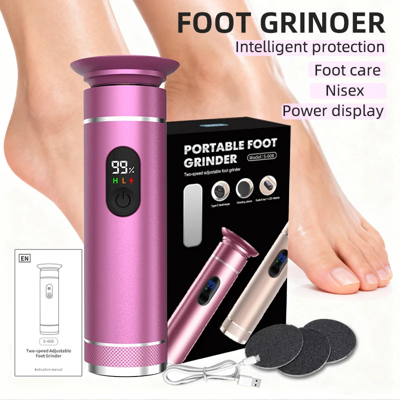 Electric Foot Callus Remover – Smooth Heels & Cracked Skin Care
