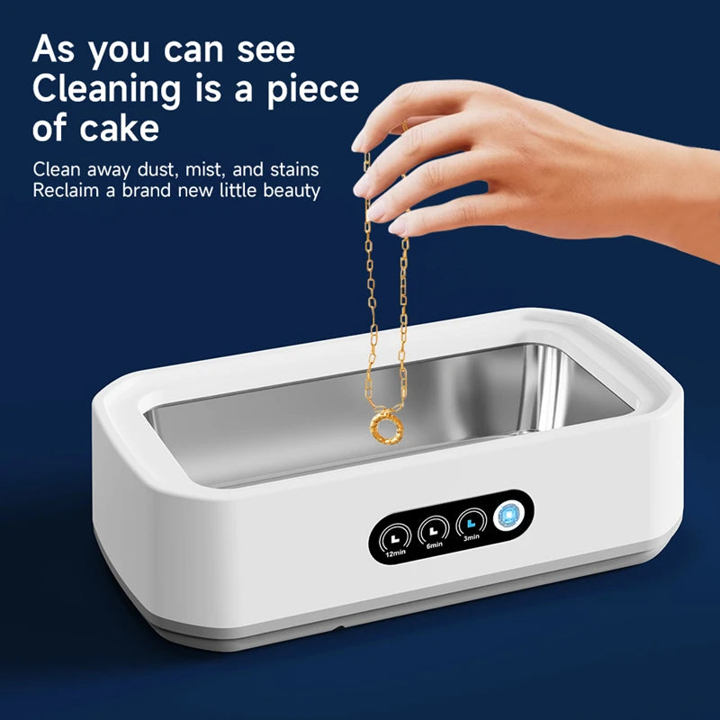 LifeSimpl — 650ml Ultrasonic Cleaner for Jewelry, Glasses & Watches (US Plug)
