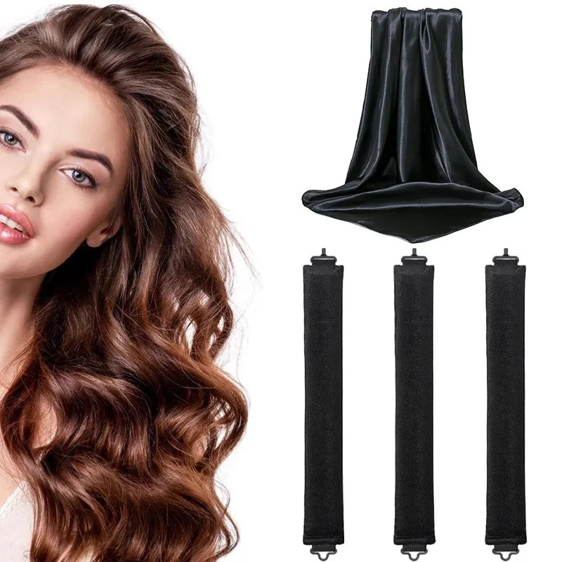 LifeSimpl™ Heatless Curling Rod – Sleep-Friendly No-Heat Hair Curler