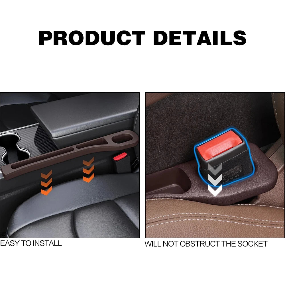 Car Seat Gap Filler (2-Pack) – Stop Lost Phones, Keys & Coins