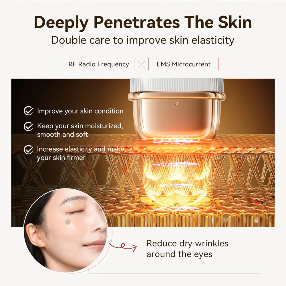 ANLAN Multi-Polar RF Facial Massager – EMS LED Skin Firming Beauty Device