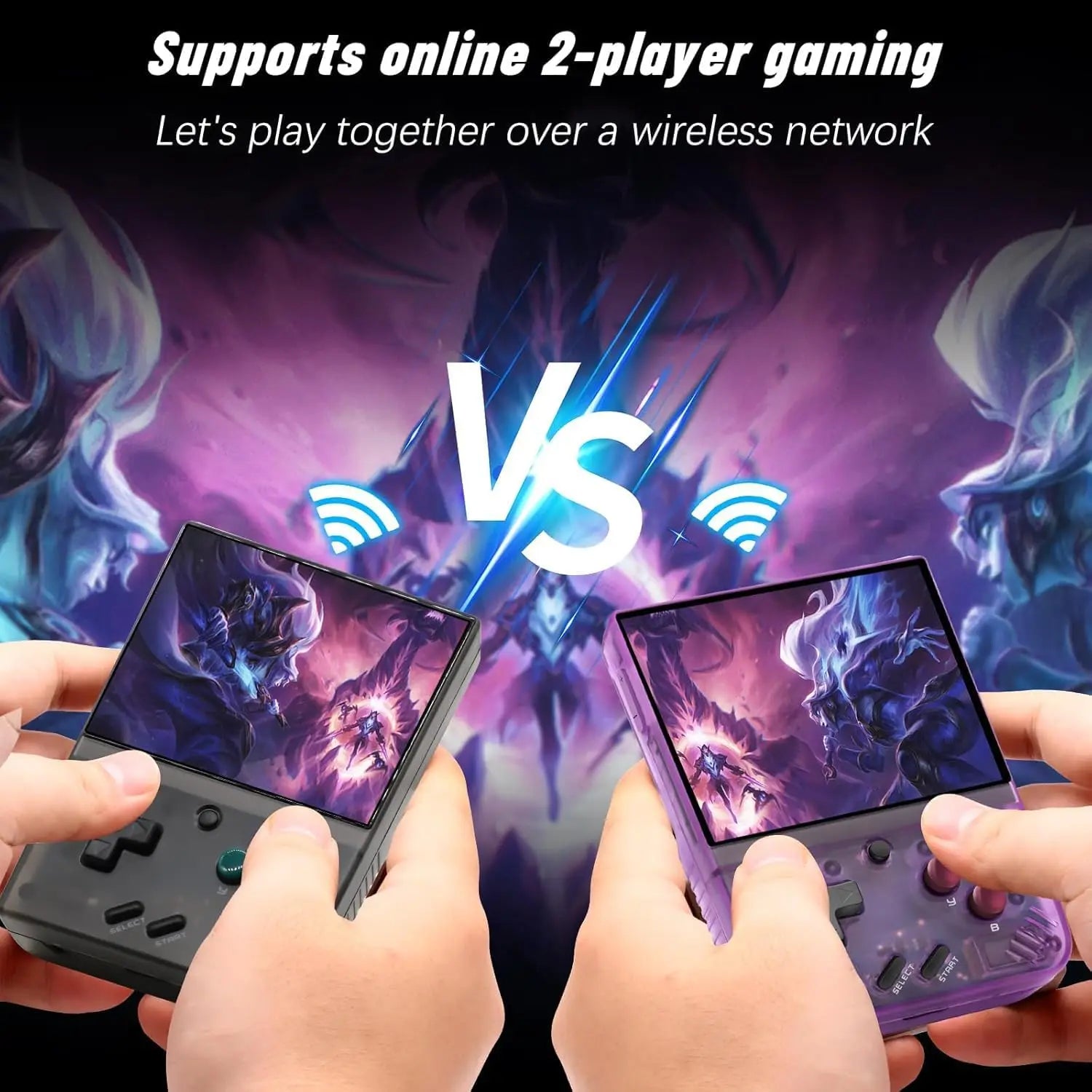 MIYOO Mini Plus Retro Handheld Game Console (64GB) – 
Portable Classic Gaming System with 3.5” IPS Screen