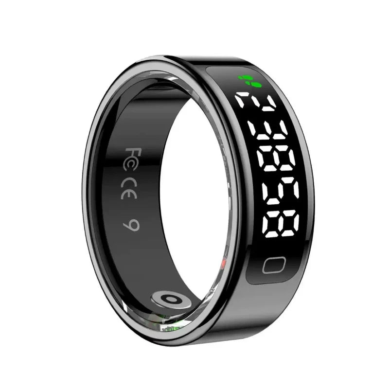 R13 Smart Health Tracking Ring with Touch Display – Fitness & Sleep Monitor