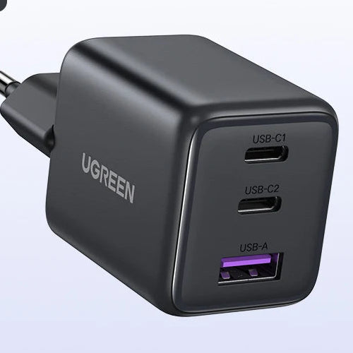 Fast GaN USB-C Wall Charger (30W) – Compact Power for Phone & Tablet