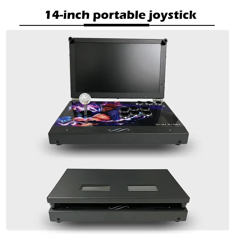 LifeSimpl 14-Inch Portable Arcade Console with HD Display & Joystick