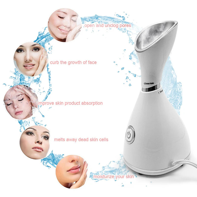 Nano Ionic Facial Steamer – Deep Cleansing & Hydration | LifeSimpl