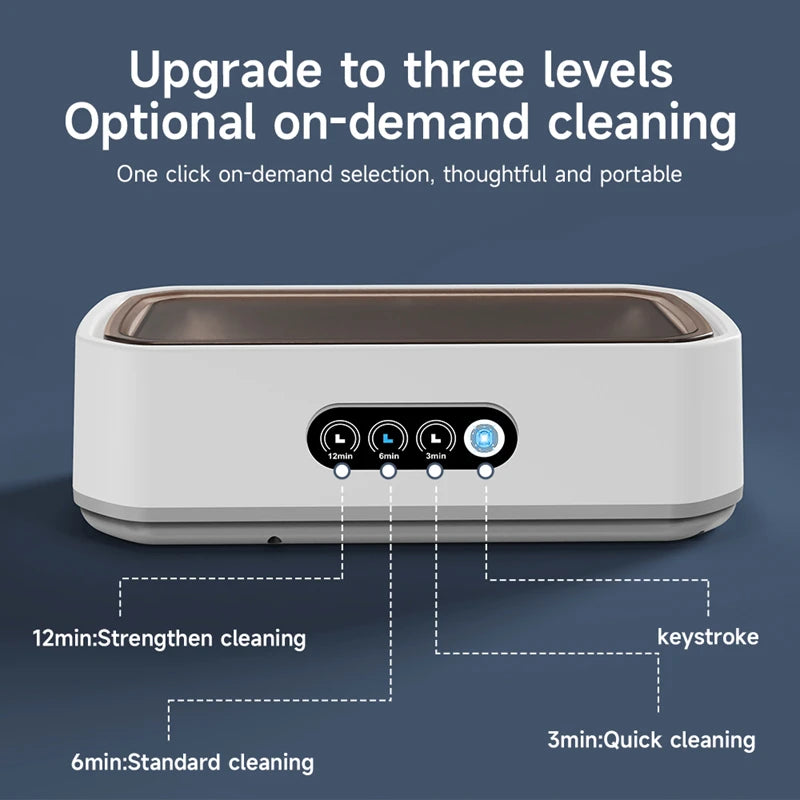 LifeSimpl — 650ml Ultrasonic Cleaner for Jewelry, Glasses & Watches (US Plug)