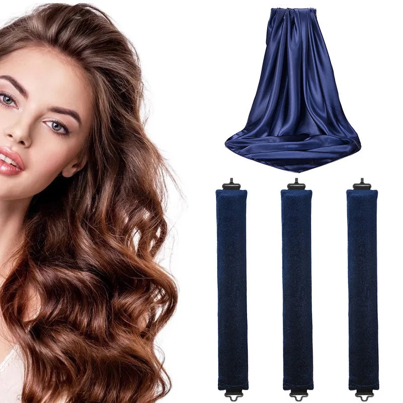 LifeSimpl™ Heatless Curling Rod – Sleep-Friendly No-Heat Hair Curler