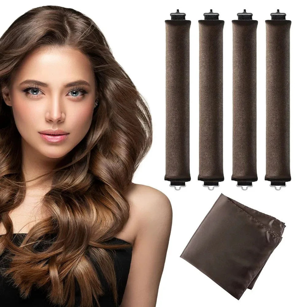 LifeSimpl™ Heatless Curling Rod – Sleep-Friendly No-Heat Hair Curler