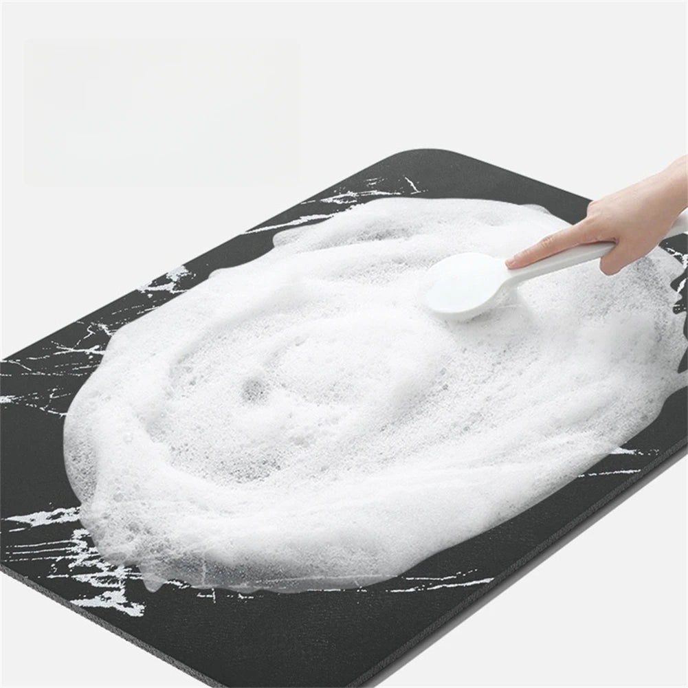 Quick-Dry Diatomite Bathroom Mat — Non-Slip Stone Absorbent Floor Rug