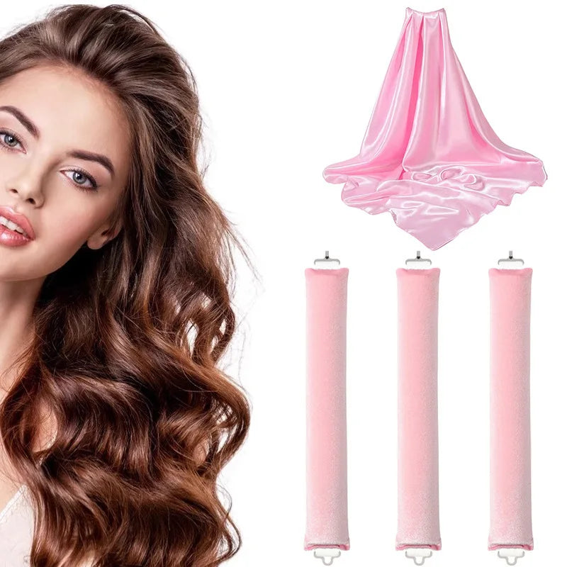 LifeSimpl™ Heatless Curling Rod – Sleep-Friendly No-Heat Hair Curler
