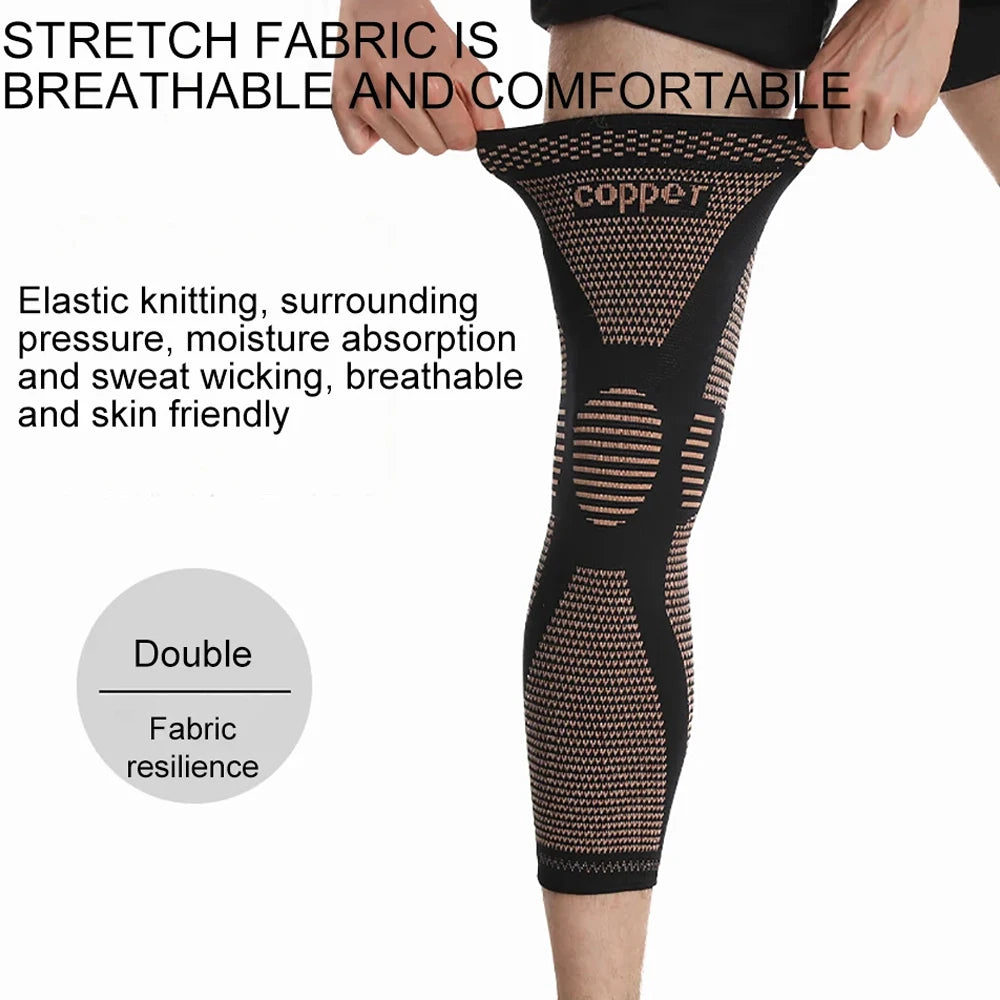 Aura-Step™ Copper-Infused Compression Sleeves — Daily Support for Active & Recovery Lifestyles