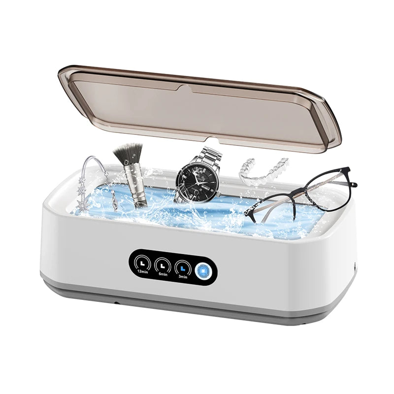 LifeSimpl — 650ml Ultrasonic Cleaner for Jewelry, Glasses & Watches (US Plug)