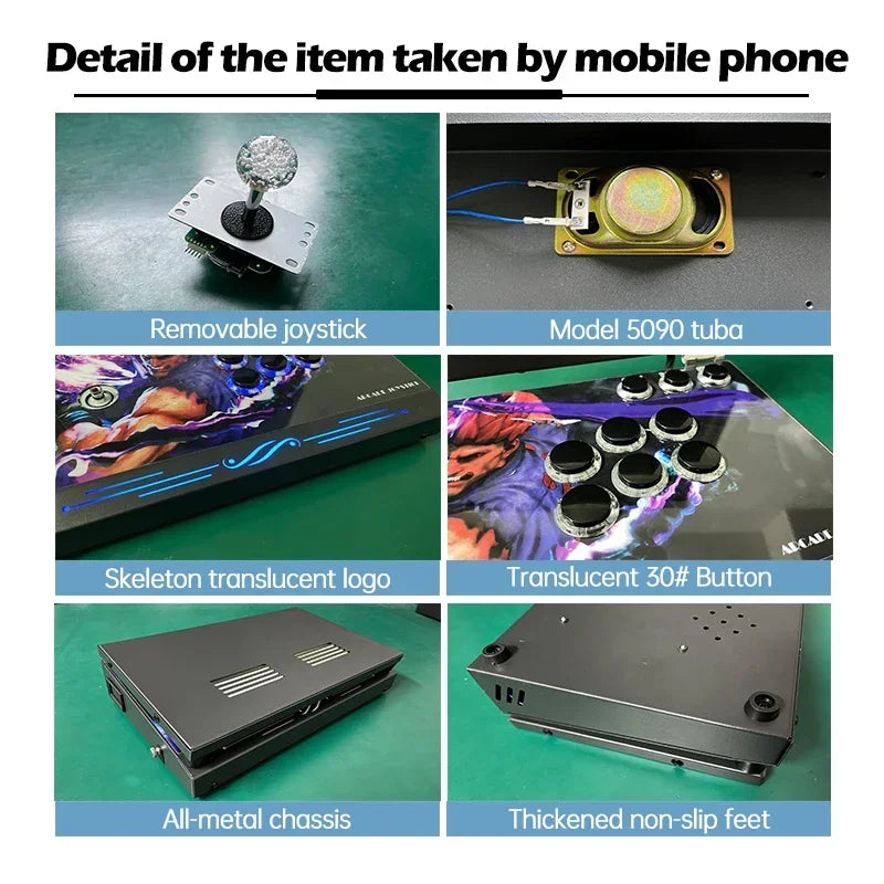 LifeSimpl 14-Inch Portable Arcade Console with HD Display & Joystick