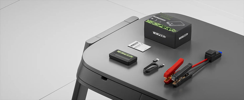 🇺🇸 YESPER 1200A Portable Car Jump Starter (USA Stock) – Compact Emergency Power for Gas & Diesel Engines