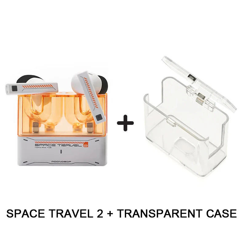 MOONDROP Space Travel 2 Wireless Earphones – Bluetooth 6.0 ANC TWS In-Ear Headphones with Low-Latency Gaming Mode