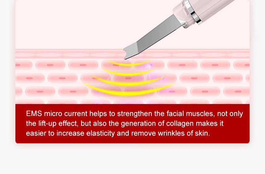 ANLAN Ultrasonic Skin Scrubber – Deep Pore Cleansing & Gentle Facial Exfoliation Tool