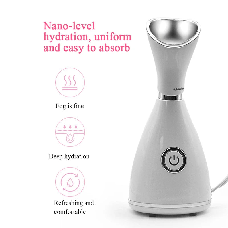 Nano Ionic Facial Steamer – Deep Cleansing & Hydration | LifeSimpl