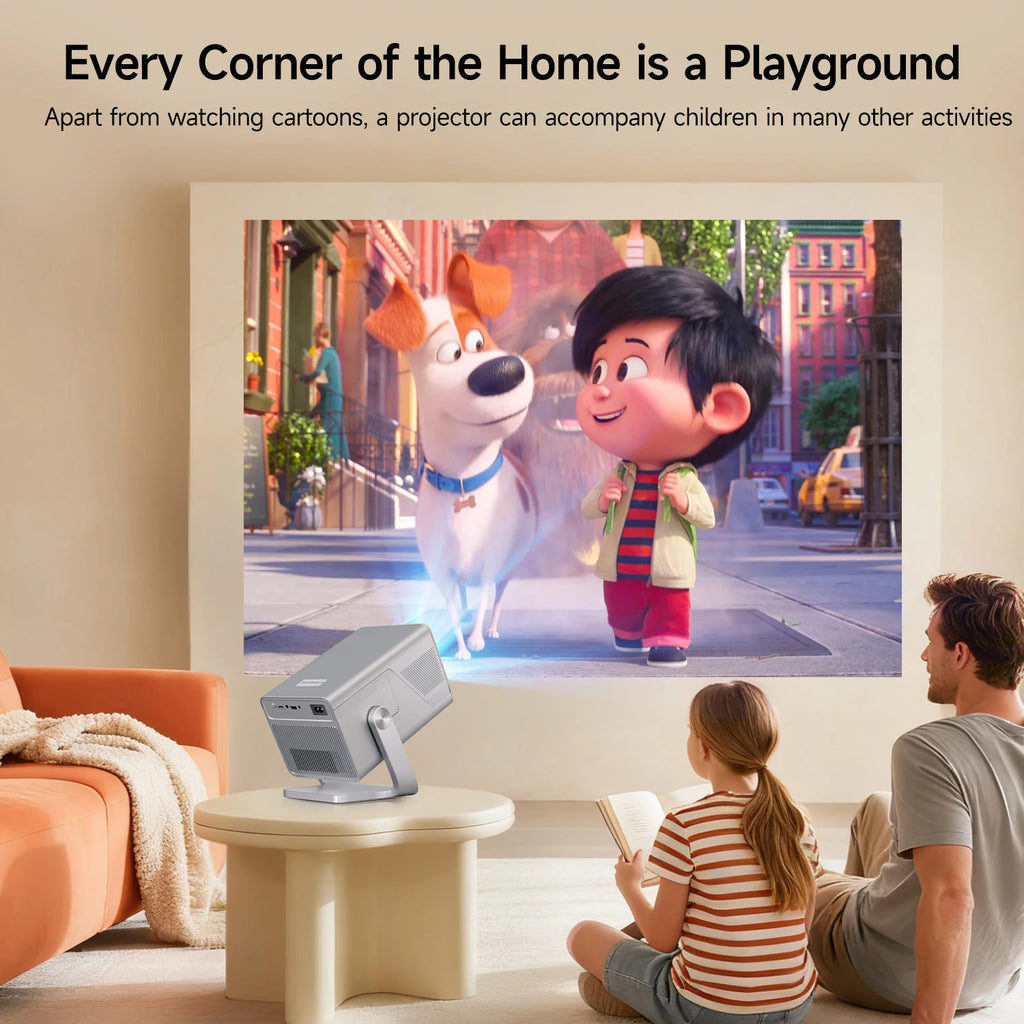 Magcubic X7 Smart Projector – 1000 ANSI, Native 1080P, Android 14, WiFi 6, Bluetooth, 8K Video Support