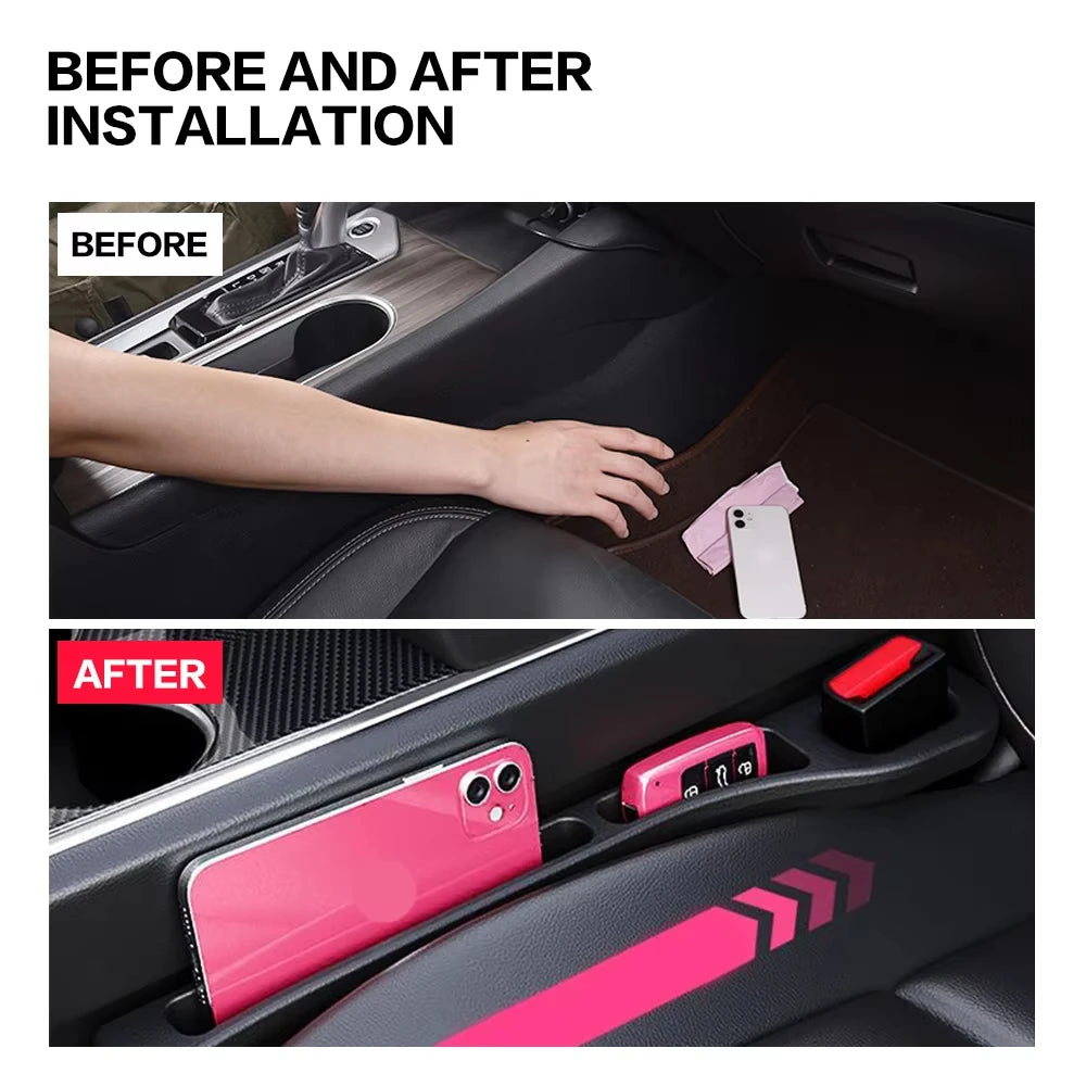 Car Seat Gap Filler (2-Pack) – Stop Lost Phones, Keys & Coins