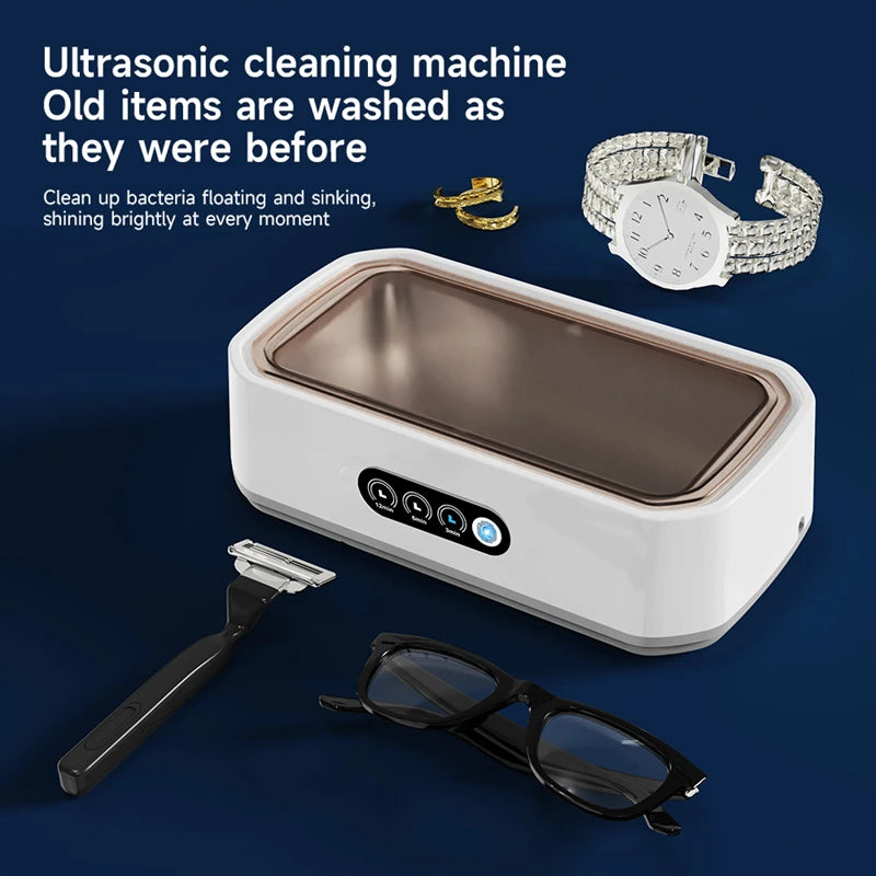 LifeSimpl — 650ml Ultrasonic Cleaner for Jewelry, Glasses & Watches (US Plug)