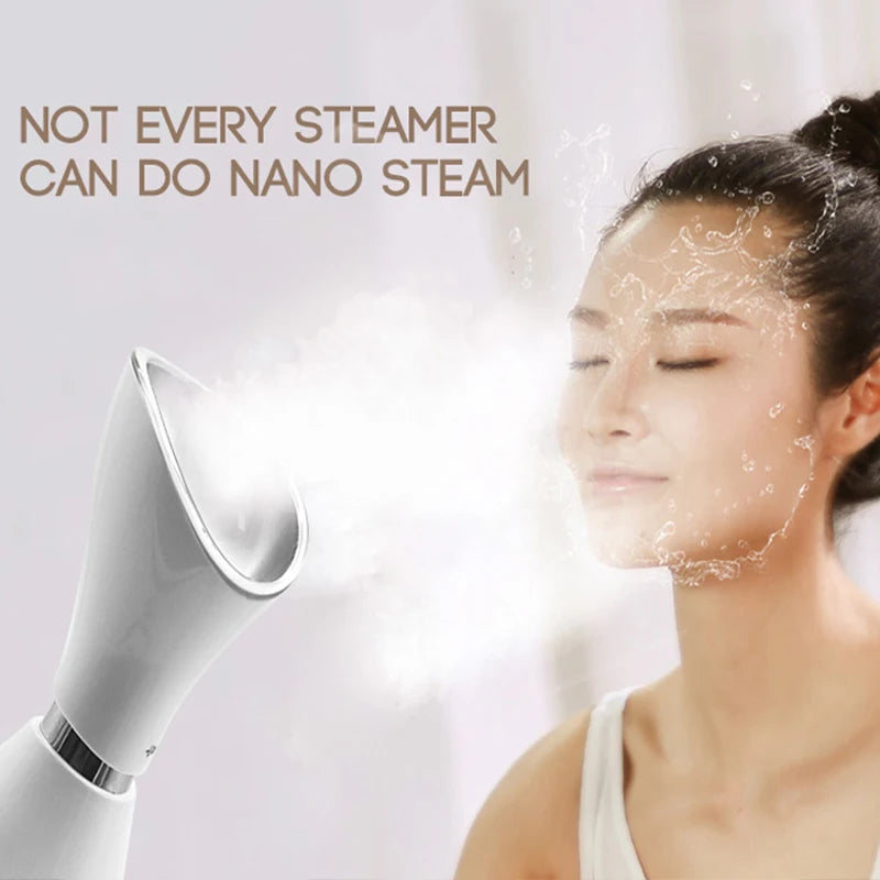 Nano Ionic Facial Steamer – Deep Cleansing & Hydration | LifeSimpl