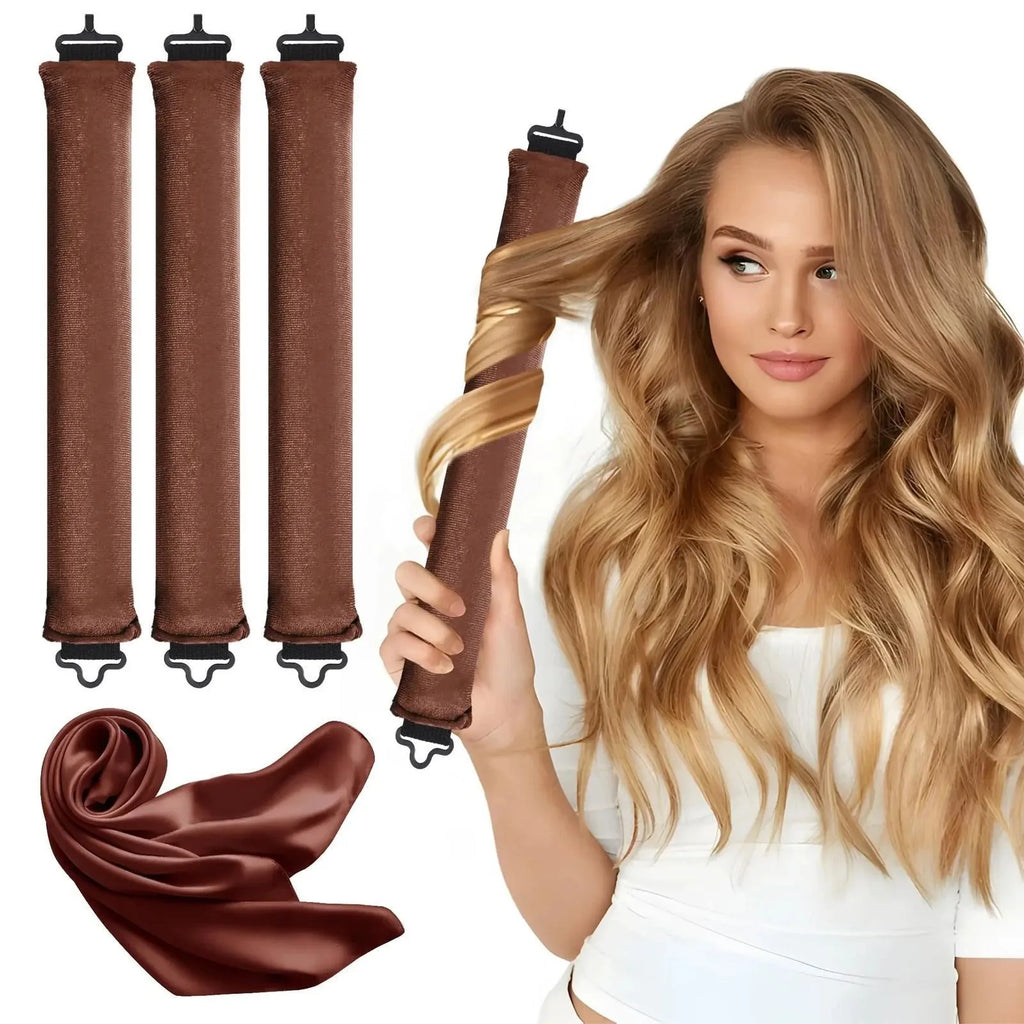 LifeSimpl™ Heatless Curling Rod – Sleep-Friendly No-Heat Hair Curler