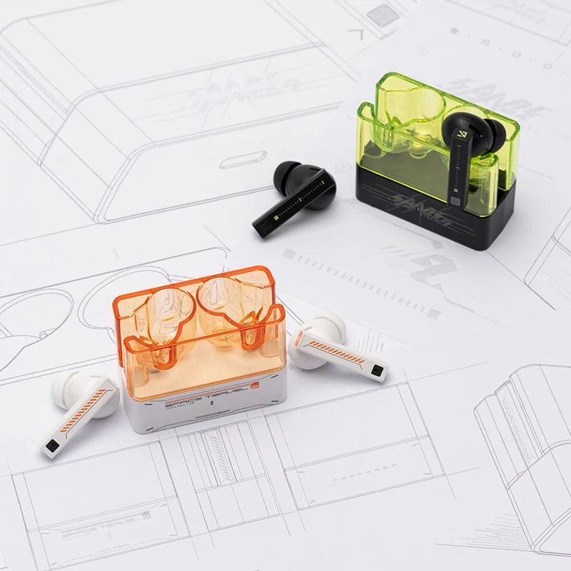 MOONDROP Space Travel 2 Wireless Earphones – Bluetooth 6.0 ANC TWS In-Ear Headphones with Low-Latency Gaming Mode